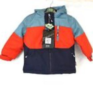 Noruk Boys Brendon Ski Polar Fleece Lined Jacket in Multicolor - Boy's Size 2